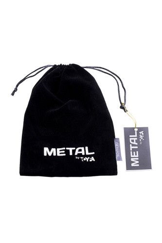 Toyfa Metal - серебристая анальная пробка с пушистым хвостом, 13х2.7 см (белый)