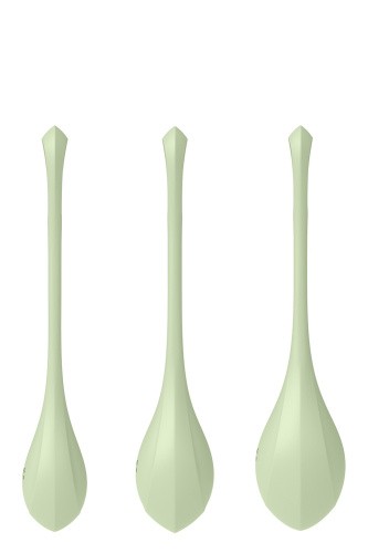 Satisfyer Yoni Power 2 набір йоні намистин, діаметр 2-2,5-3 см (зелений) - купити в Києві, Україні