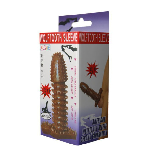 Насадка на член Baile Wolftooth Sleeve, 12.5 см