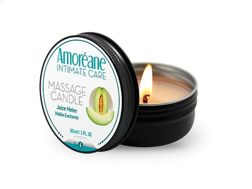 Amoreane Juicy Melon - Масажна свічка з ароматом соковитої дині, 30 мл - купити в Києві, Україні
