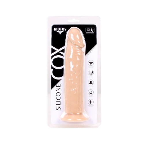 StRubber Kiotos Cox Flesh Dildo Silicone 036 - Реалистичный вибратор на присоске, 23.5х5 см