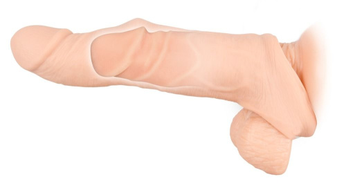 Orion Nature Skin Penis Sleeve With Extension - Насадка на член +5 см (тілесний) - купити в Києві, Україні