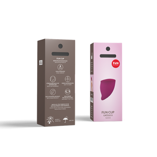 Fun Factory Menstrual Cup-менструальна чаша Розмір B, 30 мл 5.8х4.3 см (сливовий) - купити в Києві, Україні