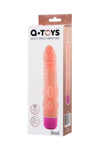 Toyfa A-Toys Multi-Speed - Мультискоростной реалистичный вибратор, 21х4 см