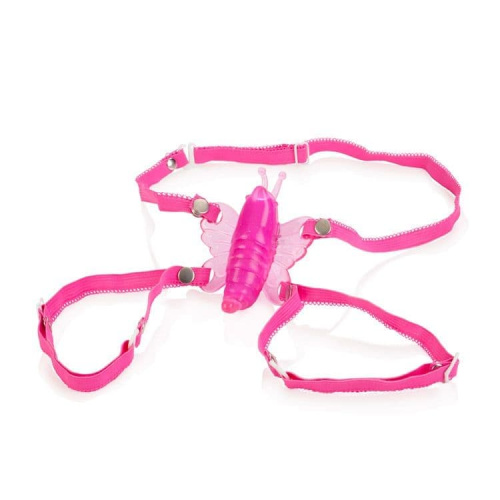 California Exotic Novelties Micro Wireless Venus Butterfly - Вибратор клиторальный в виде бабочки,  8Х2.5 см (розовый)