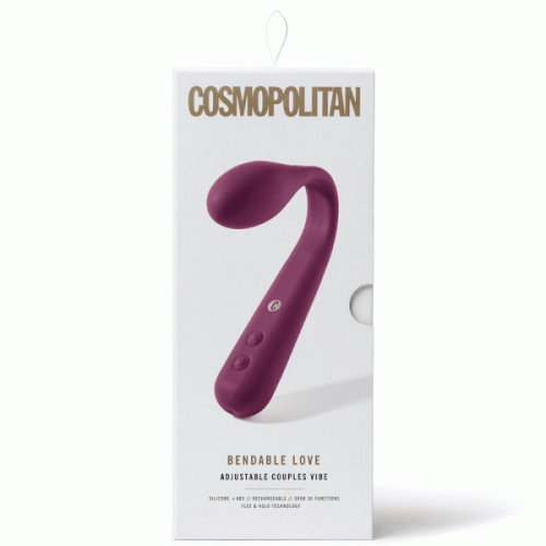 Cosmopolitan Bendable Love Vibrator Purple - гибкий вибратор, 15х2,8 см (розовый)