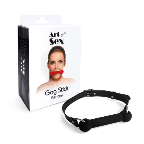 Кляп-палка на ремнях Art of Sex Gag Stick Silicon