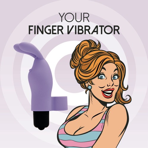 FeelzToys Magic Finger Vibrator - Вибратор на палец, 10х3 см (фиолетовый)