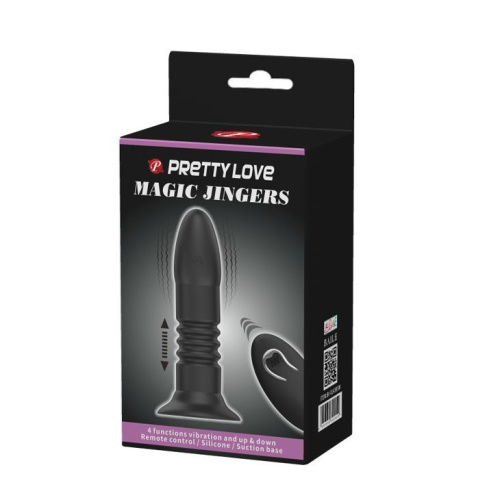 Анальная пробка с вибрацией Pretty Love Magic Jingers