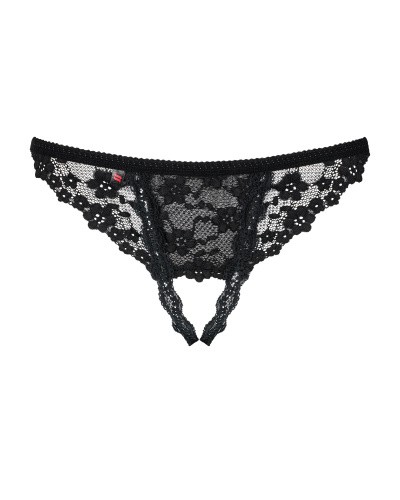 Obsessive Letica otwarte - пикантные стринги, L/XL (чёрный)