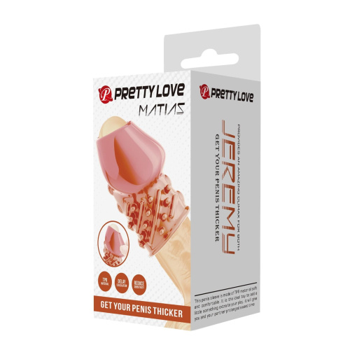 Насадка на пенис Pretty Love Matias, 6.5 см