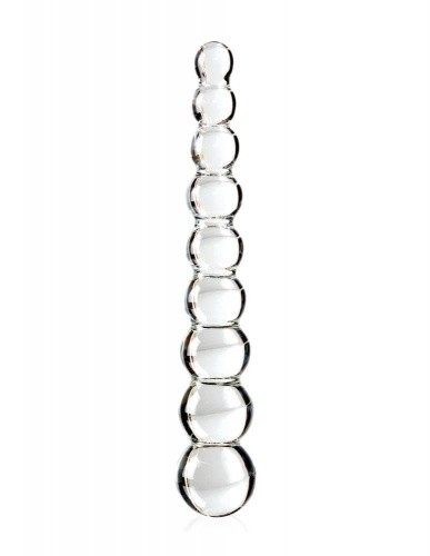 Стеклянный стимулятор Icicles No.2, 21,5х3,8 см