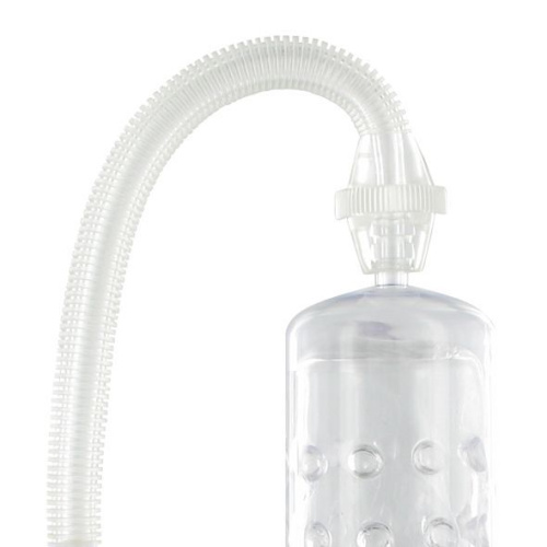 XLsucker Penis Pump - Вакуумная помпа для стойкой эрекции, 19х5 см (прозрачный)