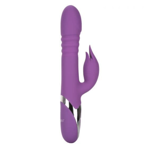 CalExotics Enchanted Kisser - вибратор кролик с толчковыми движениями и вращением, 12.8х3.8 см