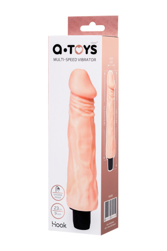 Toyfa A-Toys Multi-Speed - Реалистичный вибратор, 23х4 см (телесный)