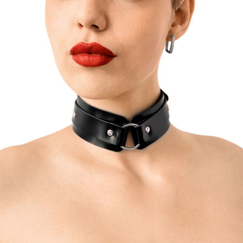 БДСМ-ошейник с кольцом Art of Sex - Martina Collar with ring