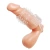 Size Matters Clear Sensations Vibrating Textured Erection Sleeve - насадка на пенис, 8.8х3.1 см Size Matters Clear Sensations Vibrating Textured Erection Sleeve - насадка на пенис, 8.8х3.1 см