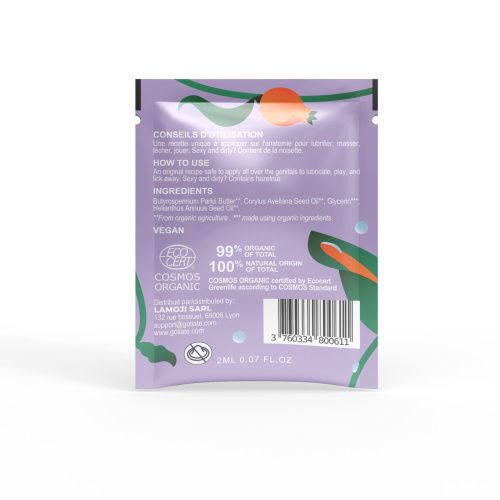 Пробник масажної олії Goliate Couple Gourmand Noisette 2 мл (фундук) - купити в Україні | Секс шоп SEX-SHOP.ua