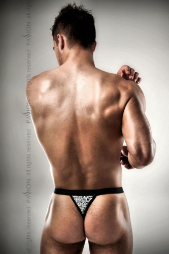 Passion 013 Thong - Чоловічі стрінги з леопардовим принтом, XXL/XXXL - купити в Києві, Україні