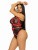 Leg Avenue - Studed O-ring harness teddy - Cексуальна червона портупея, S - купити в Києві, Україні