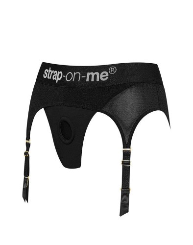 Strap-On-Me Rebel Harness - S - трусы для страпона с подвязками для чулок