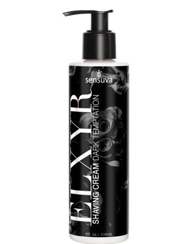 Крем для бритья Sensuva ELXYR Shaving Cream Dark Temptations, 236 мл