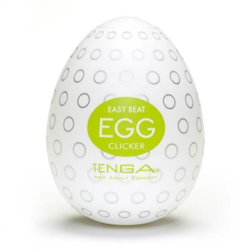 Tenga Egg Regular Strength Clicker - Мастурбатор-яйцо, 5х4.5 см (зеленый)