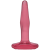Doc Johnson Crystal Jellies Small Butt Plug - Анальная пробка малая, 11х2 см (розовый) Doc Johnson Crystal Jellies Small Butt Plug - Анальная пробка малая, 11х2 см (розовый)