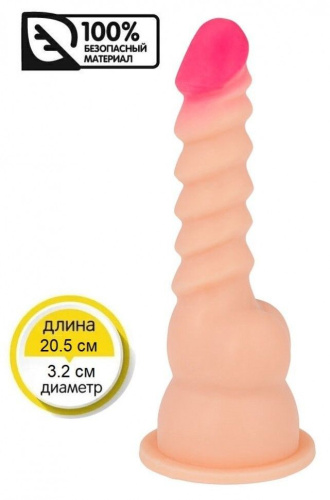Brazzers - Фаллоимитатор DW-M034, 13х4 см