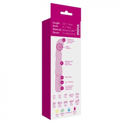 Minx Bliss G Spot Vibrator - Вибратор для точки G, 10х3.2 см