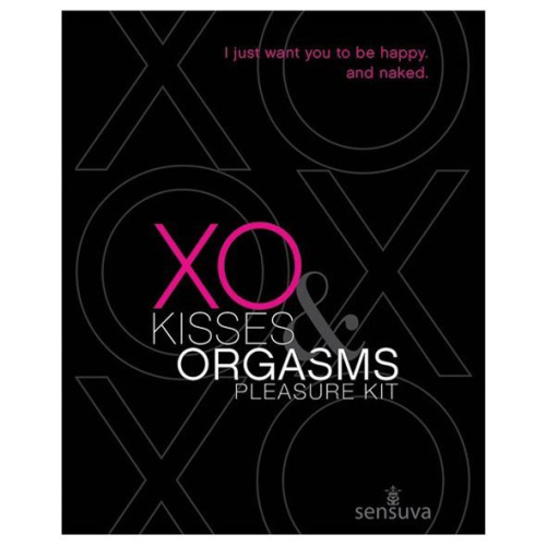 Sensuva XO Kisses & Orgasms - Подарочный набор: бальзам для губ с феромонами и жидкий вибратор