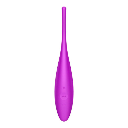 Satisfyer Twirling Joy вибратор для клитора, 18х3.4 см (фуксия)