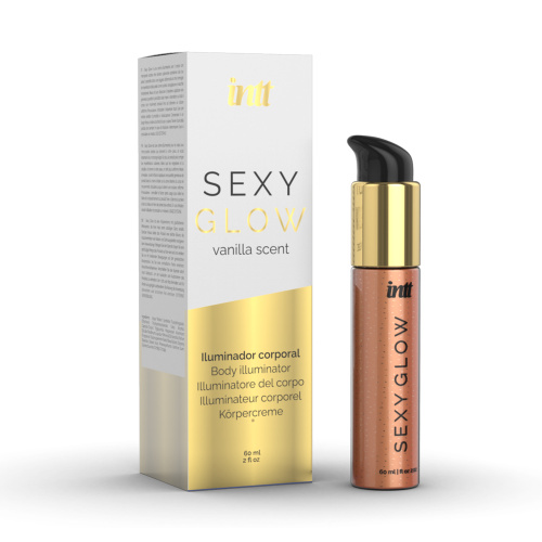 Крем-шиммер для тіла Intt Sexy Glow, 60 мл (ваніль) - купити в Києві, Україні