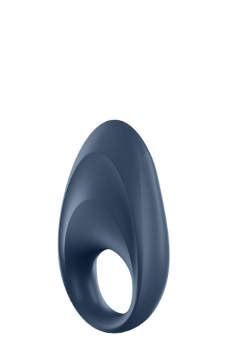 Satisfyer Mighty One - эрекционное смарт-кольцо с вибрацией, 9х2.8 см (синий)