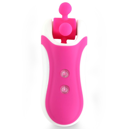 FeelzToys - Clitella Oral Clitoral Stimulator - Стимулятор с имитацией оральных ласк, 11х5 см, (розовый)
