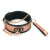 Широкий ошейник с поводком Liebe Seele Rose Gold Memory Collar with Leash Широкий ошейник с поводком Liebe Seele Rose Gold Memory Collar with Leash