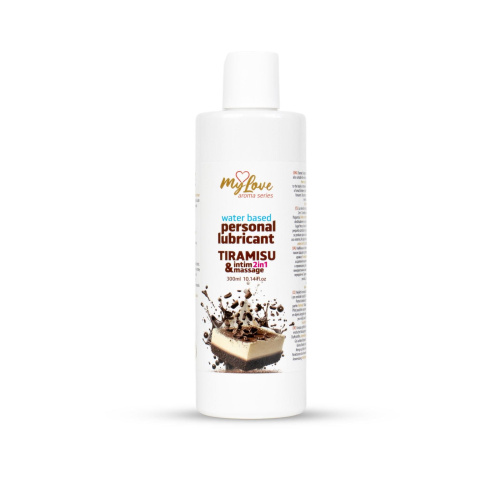 2в1 лубрикант и массажный гель - MyLove Aroma Series Intim&Massage Tiramisu, 300 мл