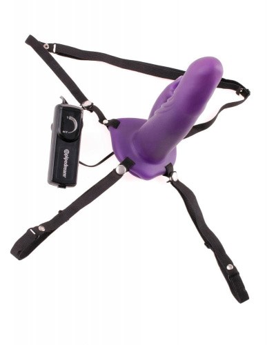 Fetish Fantasy Wonderful Wabbit Hollow Strap-on 22074 - Фаллопротез с вибратором кроликом, 12х4,5см, (фиолетовый)