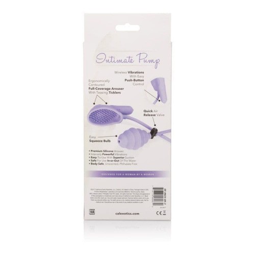 California Exotic Novelties Silicone Pro Intimate Pump - Вакуумная вибропомпа для клитора, 7.5х4.5 см