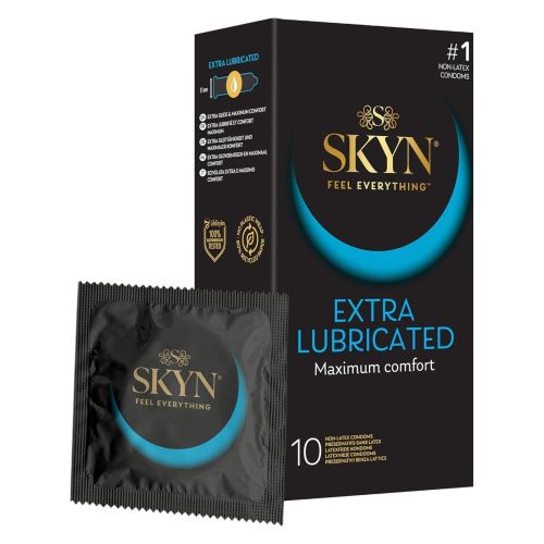 Безлатексные премиум-презервативы SKYN Extra Lubricated 10 шт