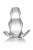 MS Clear View Anal Plug - Анальный тоннель S, 8,9 см (прозрачный)