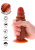 Фаллоимитатор Get Real Skin Foreskin Dildo, 16 см