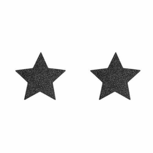 Bijoux Indiscrets - Flash Star - Наклейки на соски (чёрные)