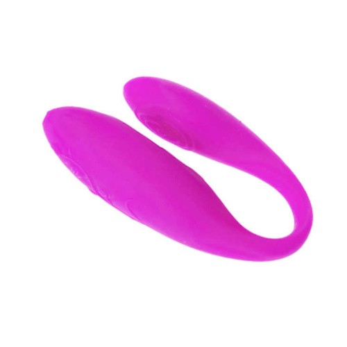 LyBaile Chad Vibrator - Вибратор для пар с пультом ДУ, 8.2х2.3 см (фиолетовый)