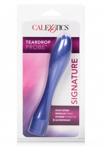 Мультискоростной вибратор Teardrop Probe, 14х3,25 см (зеленый)