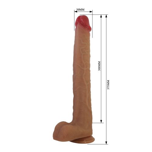 Реалистичный фаллоимитатор Pretty Love Torin Plus, 37,5 см