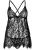 Сорочка беби-долл Leg Avenue Floral lace babydoll, M Сорочка беби-долл Leg Avenue Floral lace babydoll, M