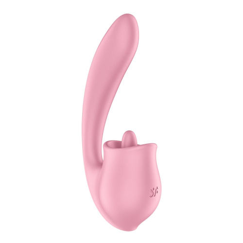 Вагинально-клиторальный вибратор Satisfyer Tongue Genius