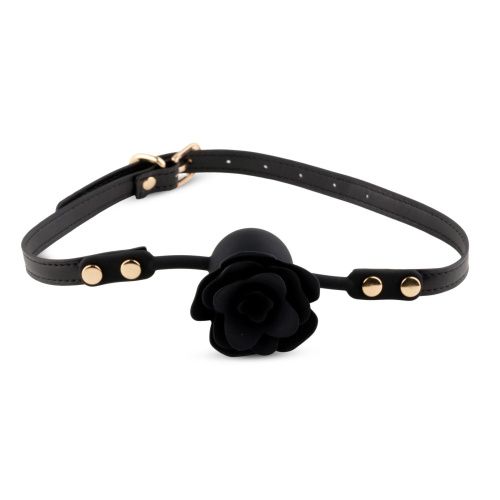Кляп шарик B-Series Black Rose Ball Gag