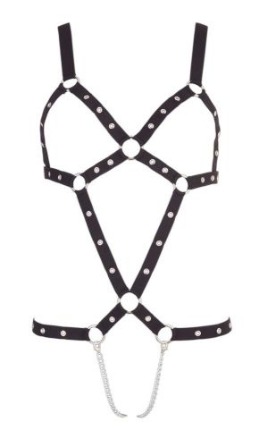 Портупея с цепочками Bad Kitty Strap Body